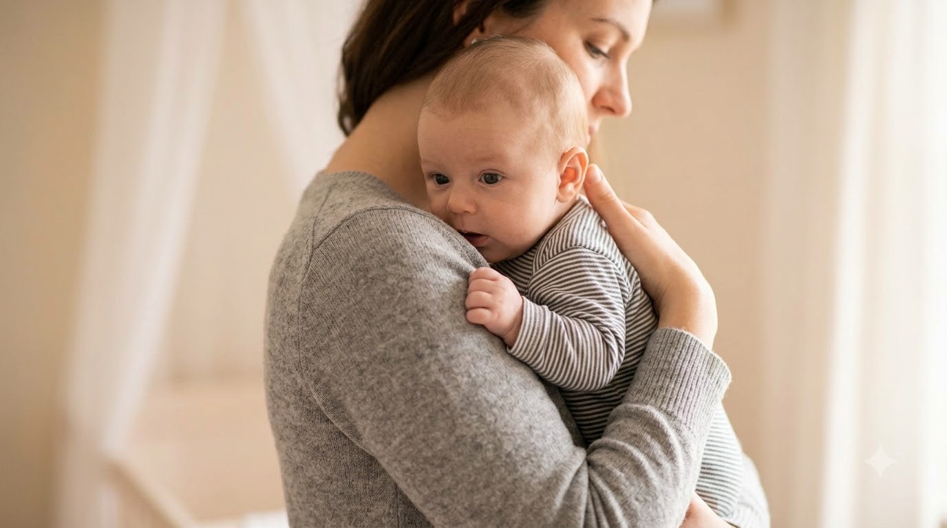 cách vỗ ợ hơi cho bé - tổng quan và chuẩn bị