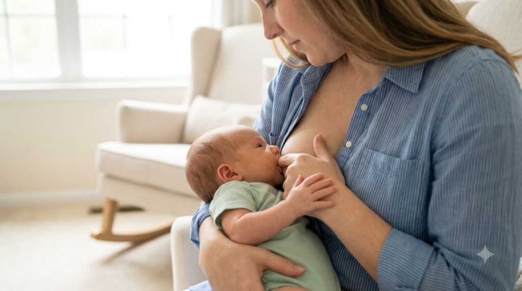 dấu hiệu bé bú đủ sữa - hướng dẫn