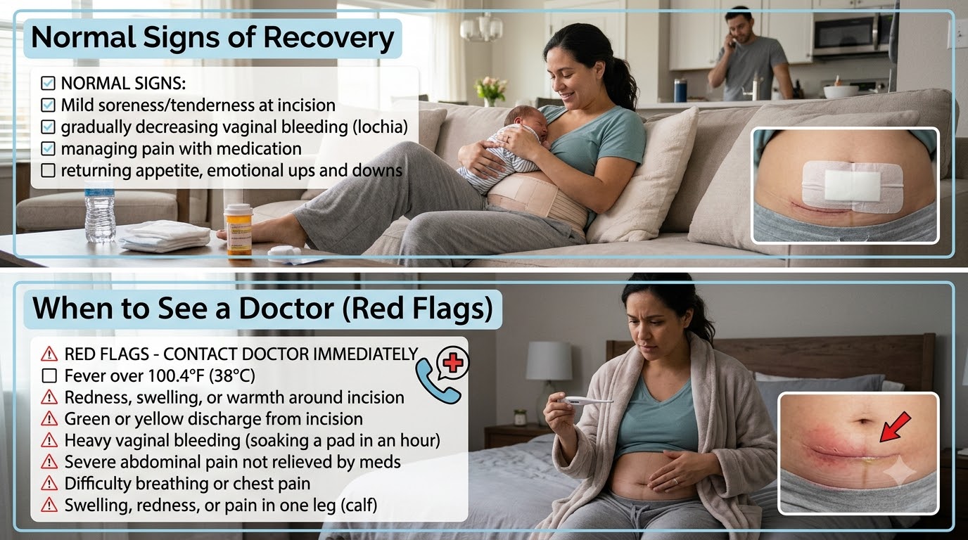 phục hồi sau sinh mổ - tổng quan và chuẩn bị