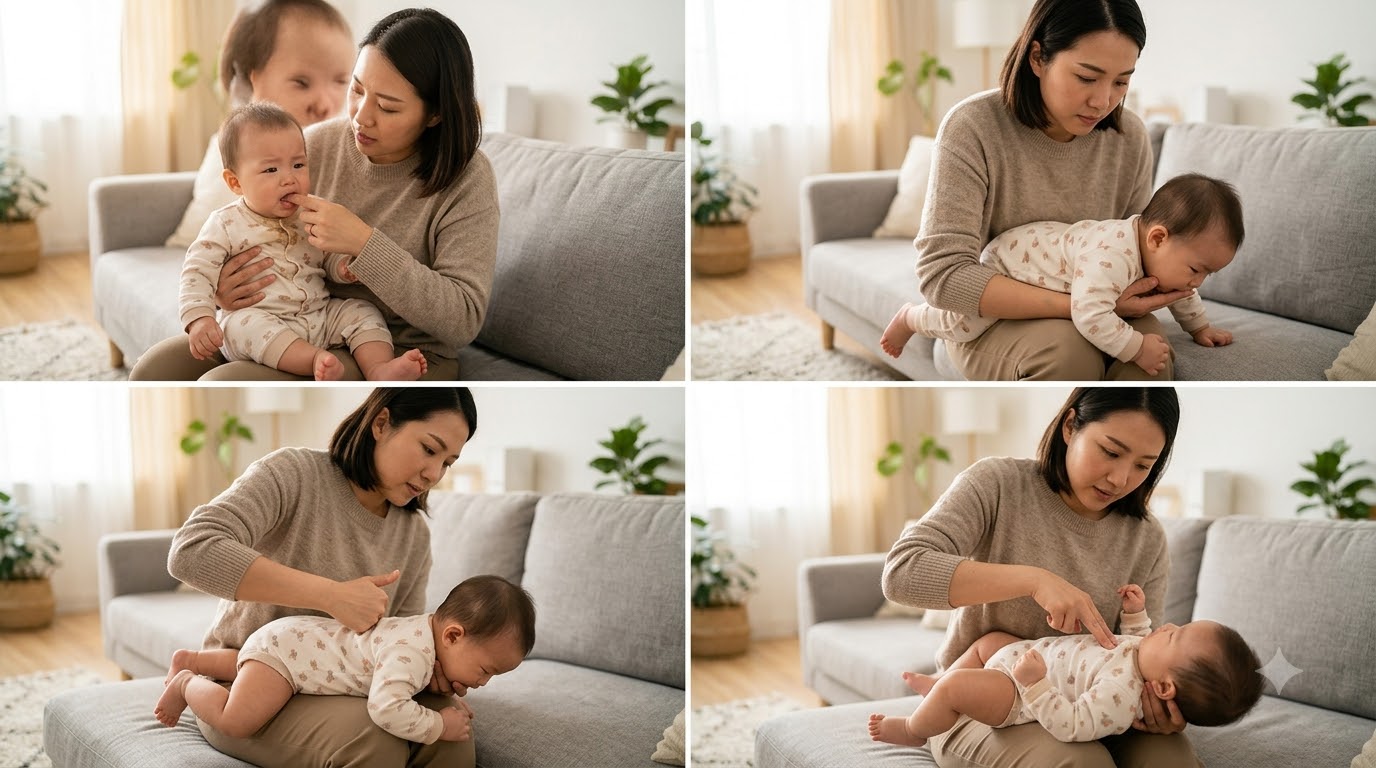 Chủ động phòng ngừa rủi ro để không phải sơ cứu hóc nghẹn khi ăn dặm Chủ động phòng ngừa rủi ro để không phải sơ cứu hóc nghẹn khi ăn dặm