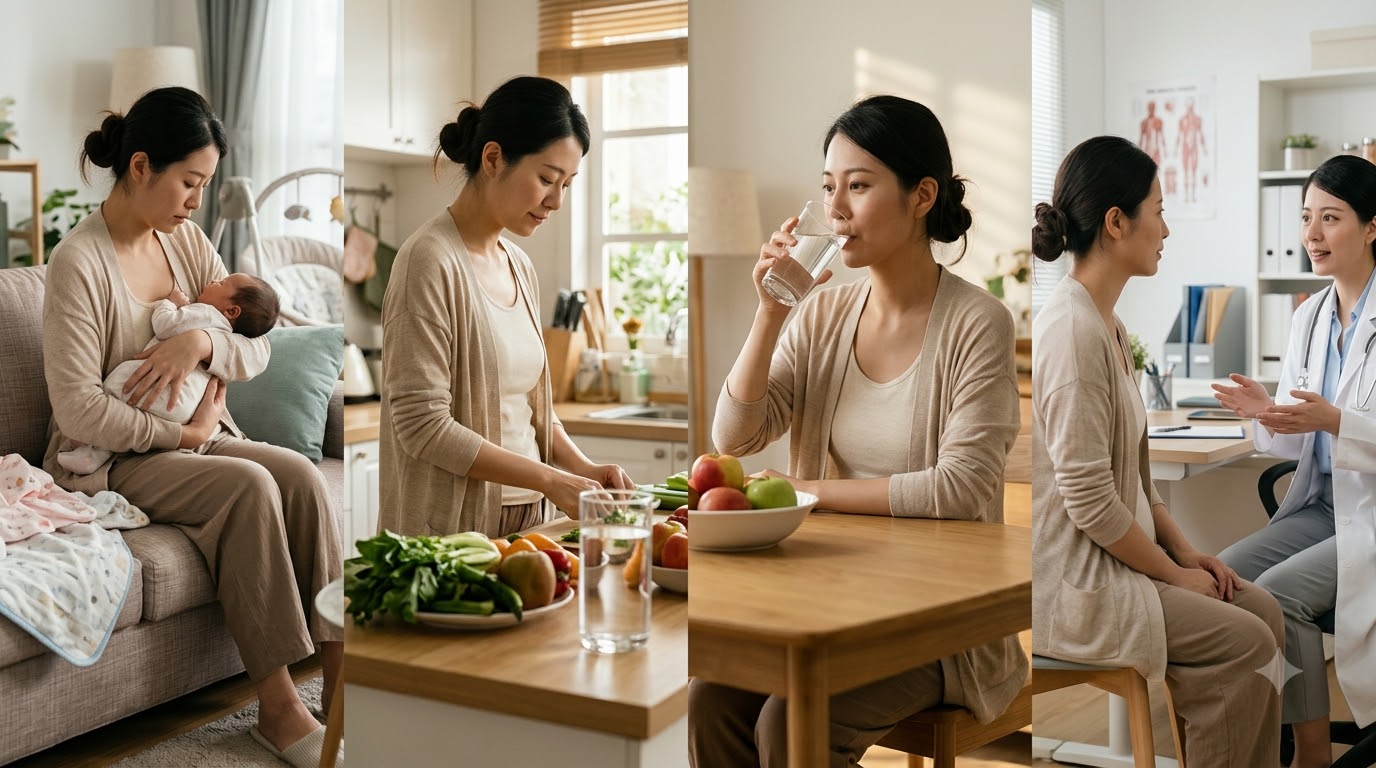 Giải pháp khắc phục và chăm sóc an toàn cho mẹ bị táo bón sau sinh tại nhà