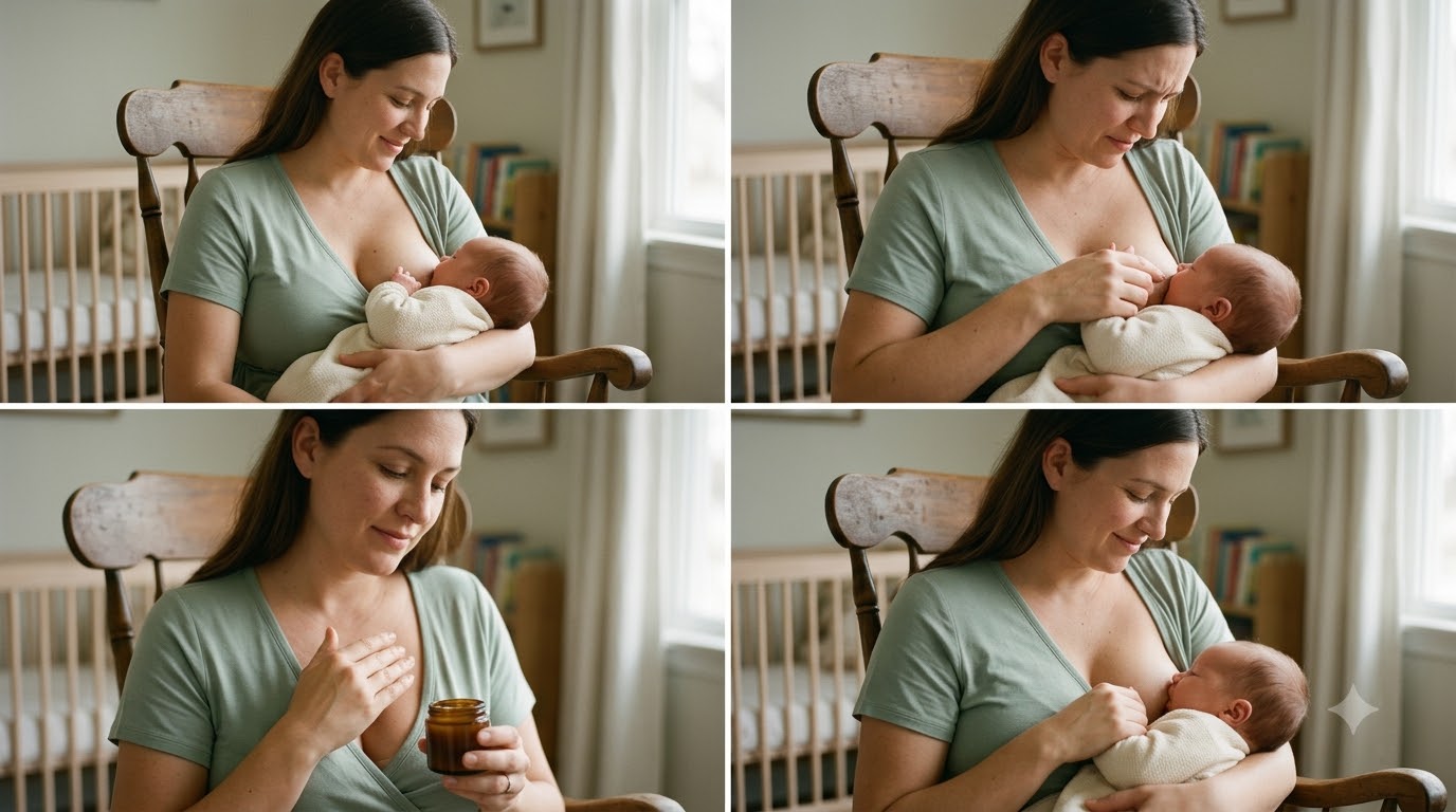 Nguyên nhân phổ biến gây đau đầu ti khi cho con bú